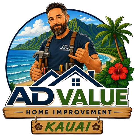 Ad Value Home Improvement project on Kauai