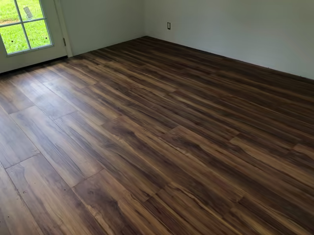 Custom flooring installation project on Kauai.