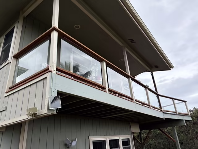 Stairs, decks, and railings craftsmanship project on Kauai.