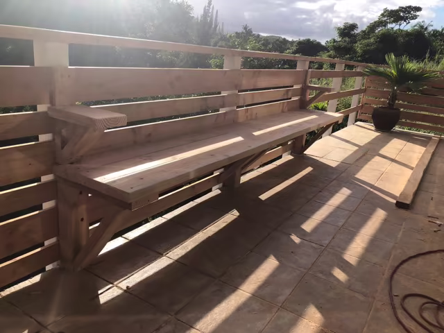 Stairs, decks, and railings craftsmanship project on Kauai.