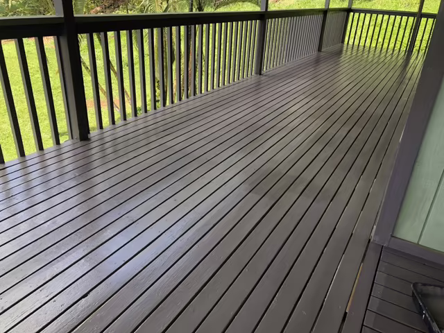 Stairs, decks, and railings craftsmanship project on Kauai.